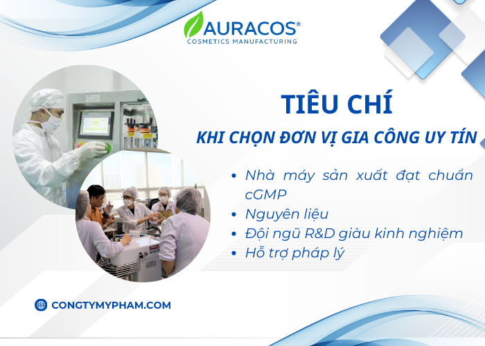 Các tiêu chí khi lựa chọn đơn vị gia công uy tín