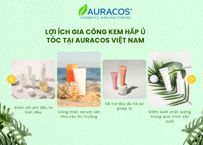 Một số lợi ích gia công kem hấp ủ tóc