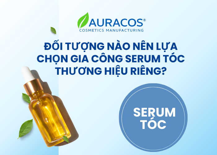 Đối tượng có thể lựa chọn gia công serum tóc