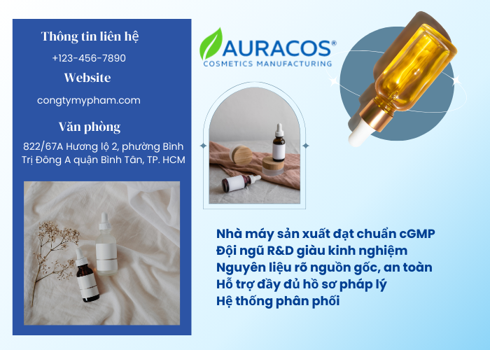 Một số lợi ích khi gia công serum tóc tại Auracos Việt Nam