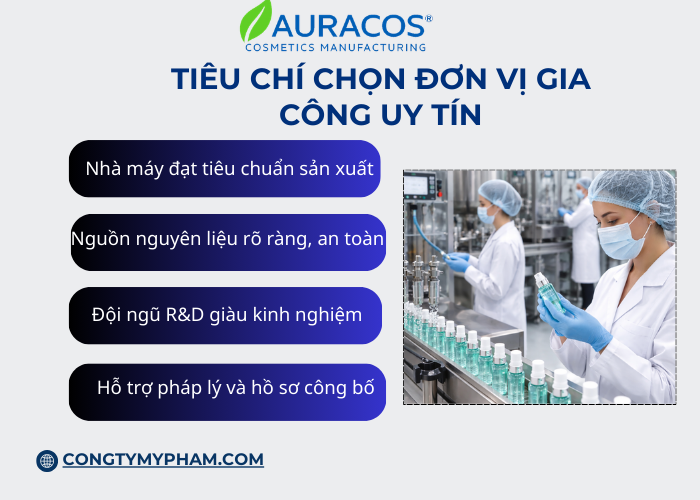 Những tiêu chí chọn đơn vị gia công xịt thơm miệng uy tín 